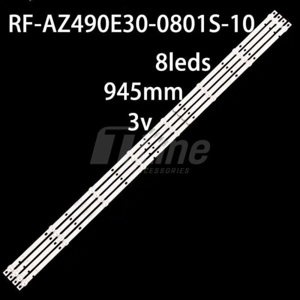 Kit 4 barres 8 LED TV TELEFUNKEN – TOSHIBA – IRIS 49″