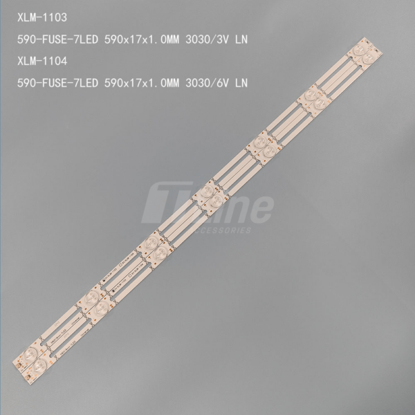 Kit 1 barres 7 LED 3V TV UNIVERSEL (590-FUSE)