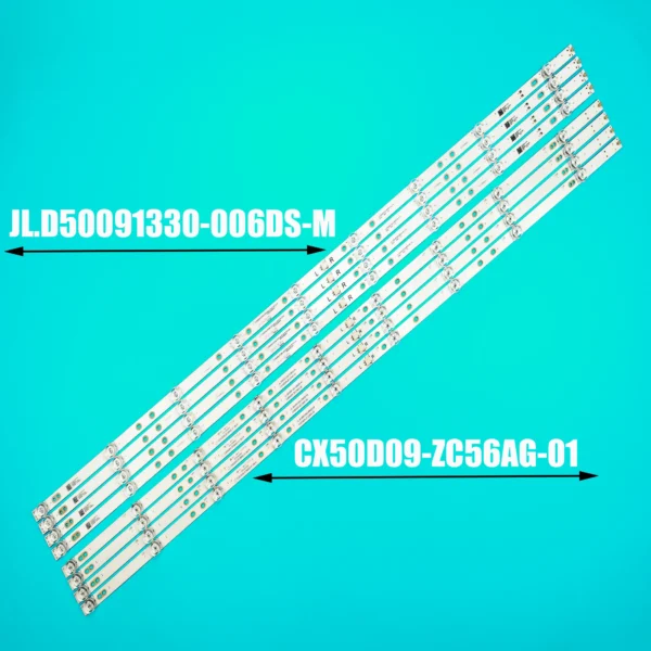 Kit 4 barres 9 LED 3V TV CONDOR, HISENSE 50″ L50N4300