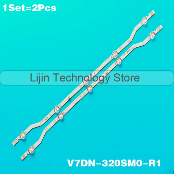 Kit 2 barres 5 LED 3V TV SAMSUNG 32"