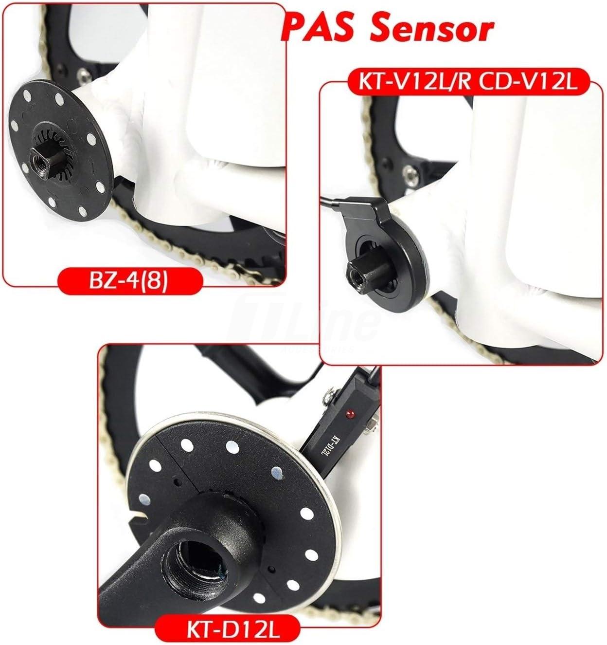 Sensore PAS Per E-bike KT D12 Con 12 Magneti – Assistenza A Pedale Con Installazione Facile Senza Smontare La Manovella