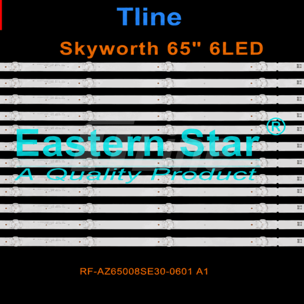 ES-3315 Kit 12 barres 6 LED TV TELEFUNKEN 65″ TV 65″ LED TLF Q20A 4K SMART