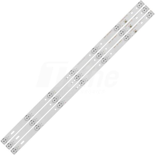 Kit 3 barres 7 LED 3V TV 32″