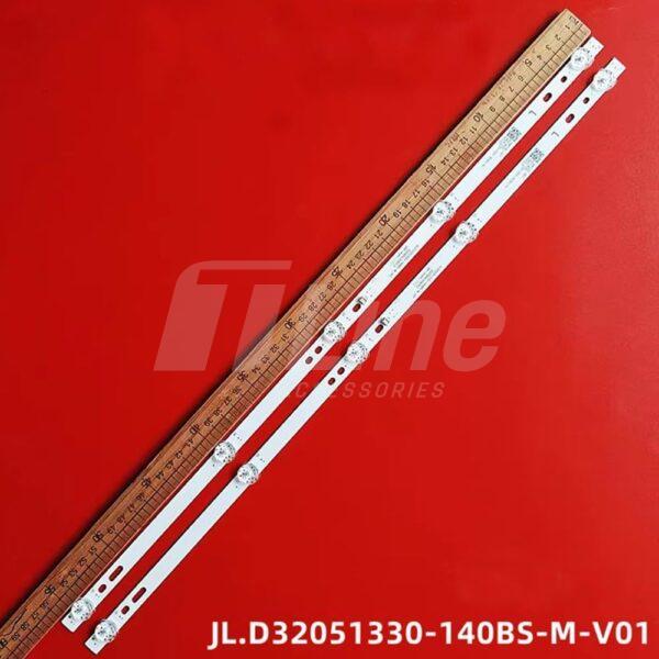 Kit 2 barres 5 LED 3V TELEFUNKEN 32″ LED TLF D2 HD