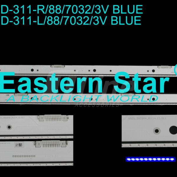 ES-ELED-311 Kit 2 barres 88 LED TV Samsung 55″ EDGE UE55JS8590T original-