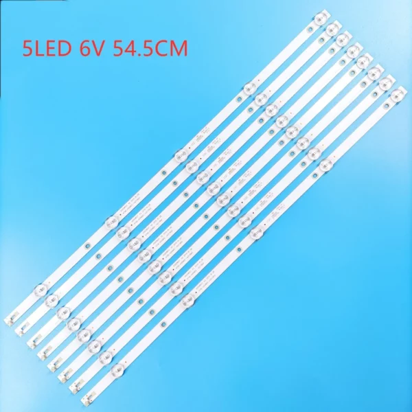 Kit 8 Barres 5 LED 6V TV TOSHIBA 55″ 55U5850