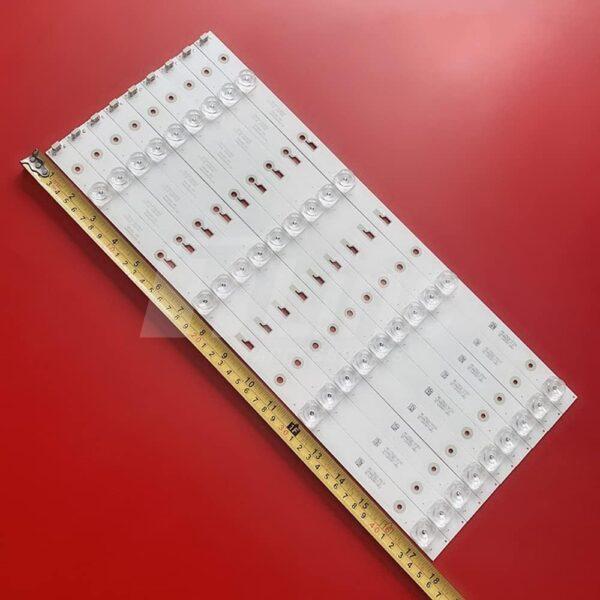 Kit de 9 Barres de 4 LED 3V TV TCL, CONDOR 49″ U49T8400