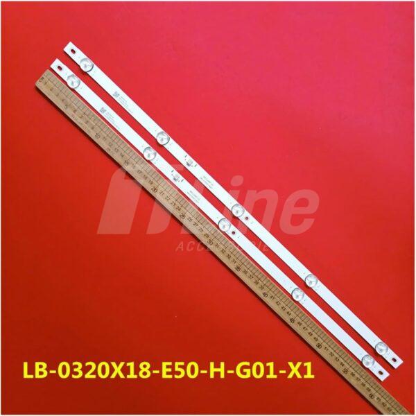 Kit 2 barres 5 TV 3v LED BIOLUX 32″ ECO32 / D32D1100