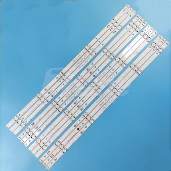 Kit 12 barres 5 LED TV LG 65″ 65UK6100PLB