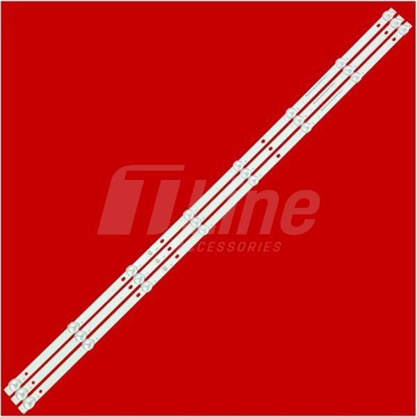 Kit 3 barres 8 LED 3V TV Unionaire 43″ TL43UR620