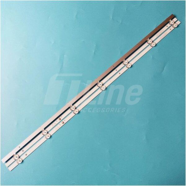 Kit 3 barres 7 LED 3V TV CONDOR 40″ et BIOLUX 40″