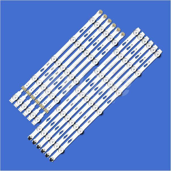 KIT 12 BARRES 5+6 LED 3V TV SAMSUNG 48" UE48U6400
