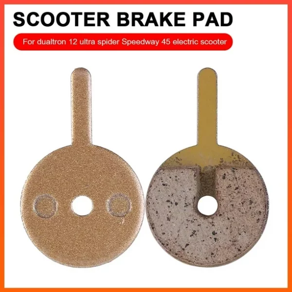 Peggybuy Electric Scooter Disc Brake Pad for Dualtron 1 2 Ultra Spider Speedway 100% Métallique