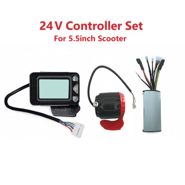 Carte mère pour trottinette électrique adulte 24 V 250 W 5,5 pouces, contrôleur d'alimentation, vitesse de l'accélérateur, tableau de bord, pièces de réparation, accessoires
