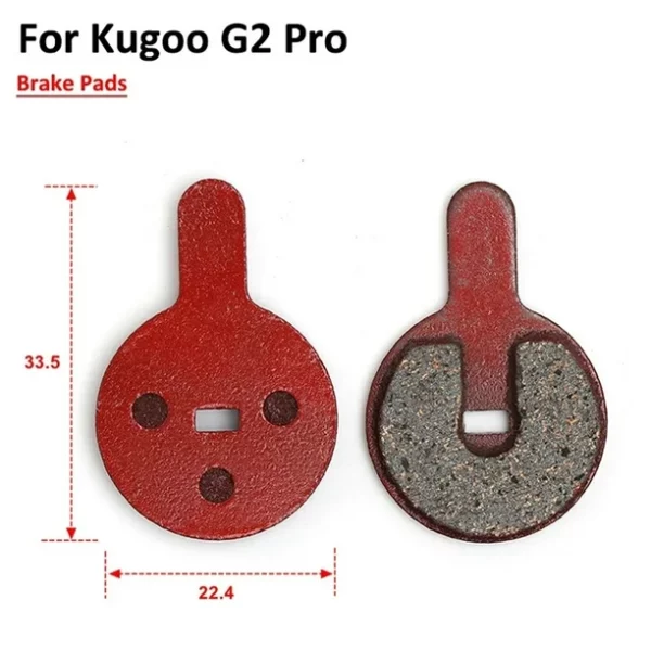 Plaquettes de frein à disque métalliques pour Kugoo G2 Pro