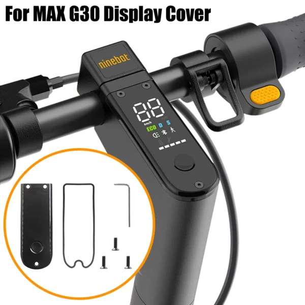 Couvercle de tableau de bord d'affichage de remplacement pour la trottinette électrique Ninebot Max G30.