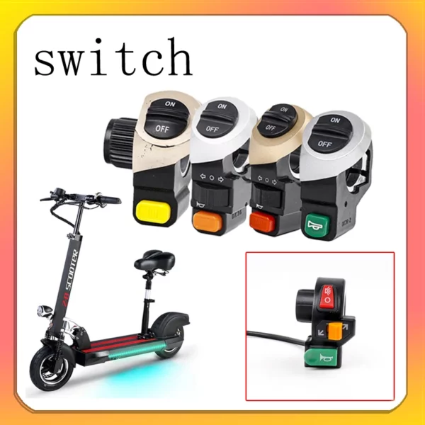 interrupteur multifonction 3 en 1 pour Kugoo M4/M4 PRO