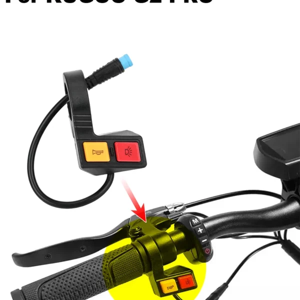 Interrupteur de phare pour trottinette électrique KUGOO G2 PRO