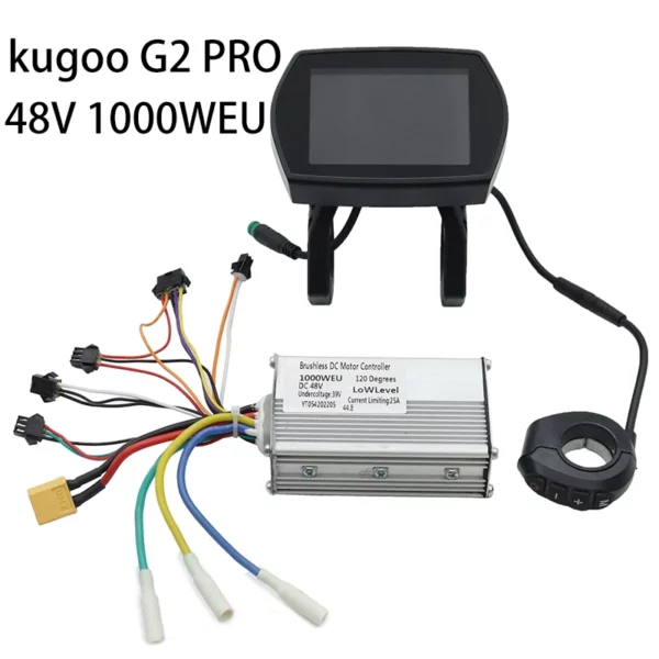 Contrôleur et tableau de bord 48 V pour trottinette électrique KUGOO G2 PRO, écran LCD, compteur numérique