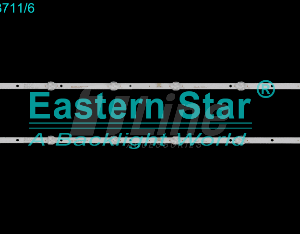 ES-3711 Kit 2 barres 6 LED 3V TV 32”