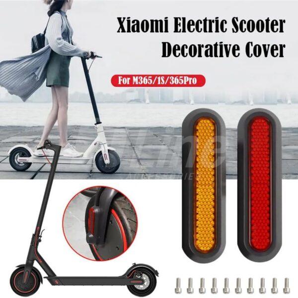 4 coques de rechange barres réflectrices jaunes pour M365 1S