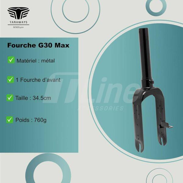 Fourche Avant pour Trottinette Ninebot G30 Max