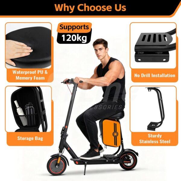 Siège de Trottinette Électrique