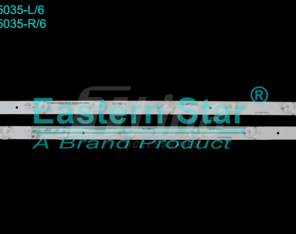 ES-5035-L/6 ES-5035-R/6 KIT 2 BARRES 6 LED 3V