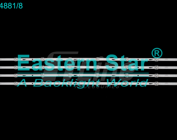 ES-4881/8 KIT 4 BARRES 8 LED 3V TV 50"