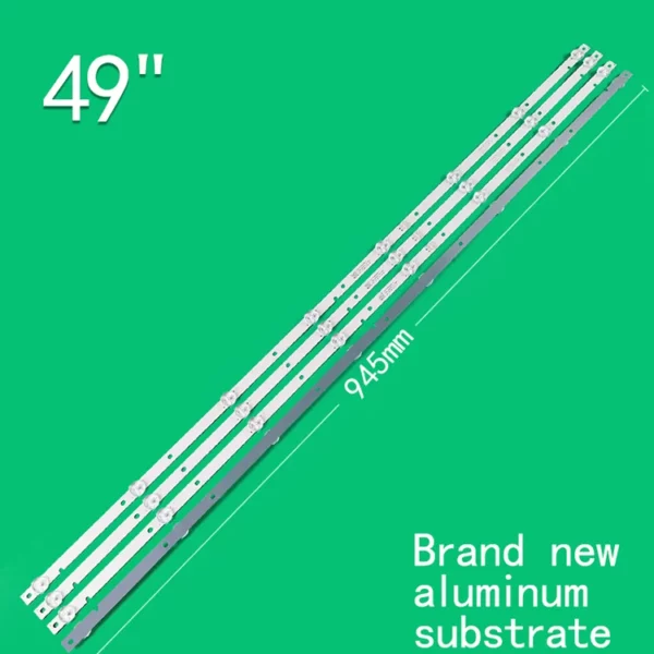 Kit ES-660 4 barres 10 LED TV CONDOR 49” S49A5650 L49A4600 L49A4400