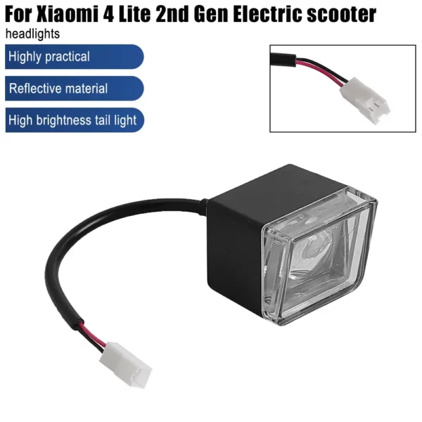 Phare avant d'origine pour trottinette Xiaomi 4 Lite 2e génération