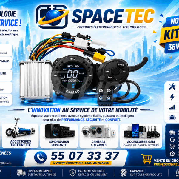 Kit Damao 36V–60V / 25A