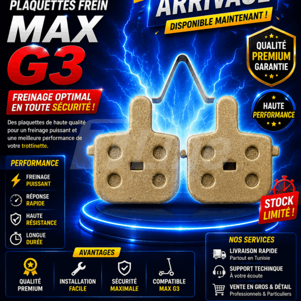 Plaquettes Frein MAX G3