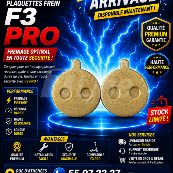 Plaquettes Frein F3 Pro