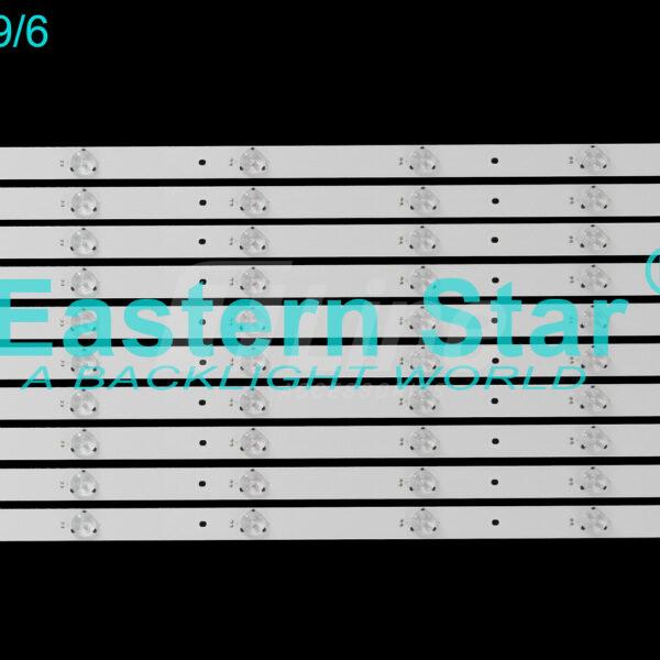 ES-1139 Kit de 10 barres 6 LED TV CONDOR 55” / HISENSE 55"