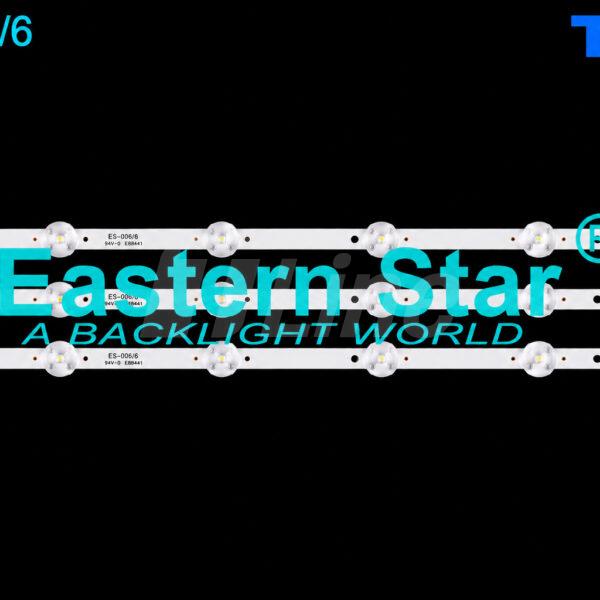 ES-006=ES-072 3 barres 6led TV  Panasonic 32'' 6LEDs