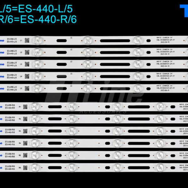 ES-056=ES-440 TV 6+5 LED Haier/Micromax/Onida / Sharp 50''