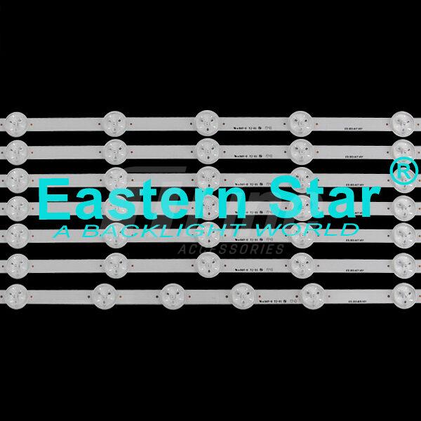 ES-303 Kit 7 barres 3v  7LED*6 barres + 8LED*1 barre TV FALCON 49″ / TELEFUNKEN 48″