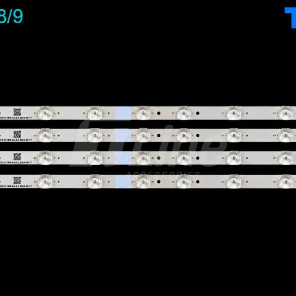 ES-3118 Kit 4 barres 9 LED 3V TV FALCON 39″ FL-39N66D