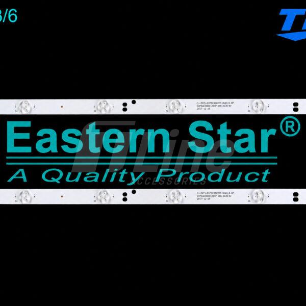 ES-3643 Kit 2 barres 6 LED 6v TV FALCON 32″