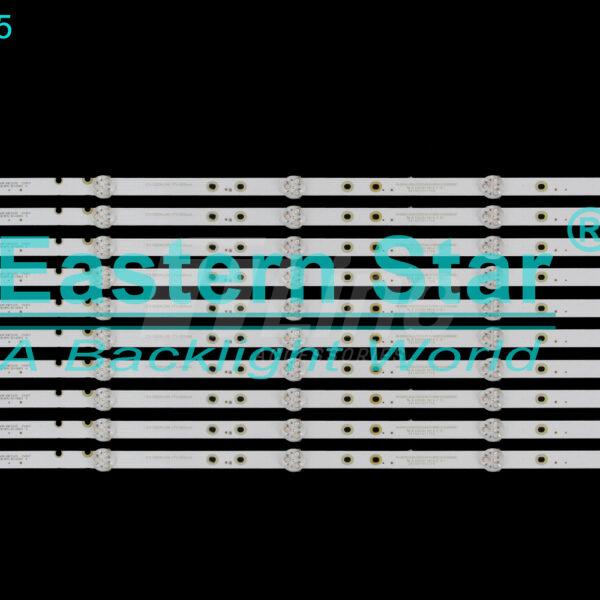 ES-3713 Kit 10 barres 5 LED 6V TV 55″