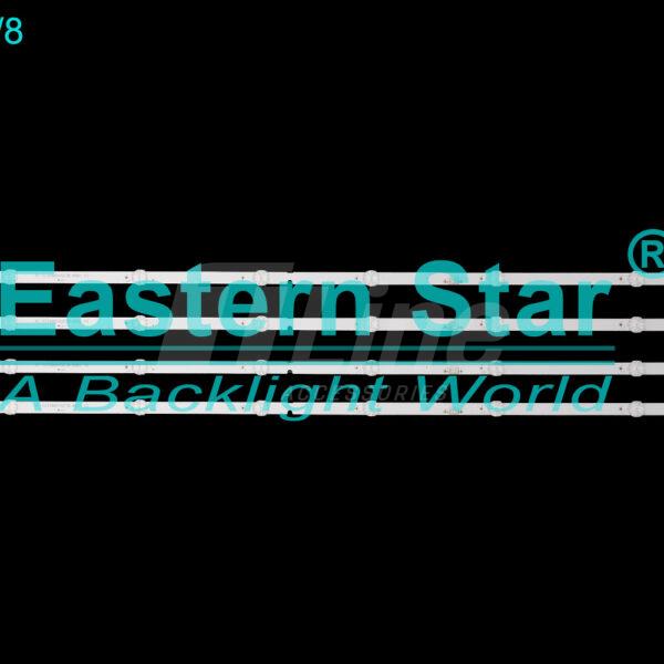 ES-4412 Kit 4 barres 8 LED 3V TV TELEFUNKEN 49″ TV 49″ LED TLF E20 FHD SMART