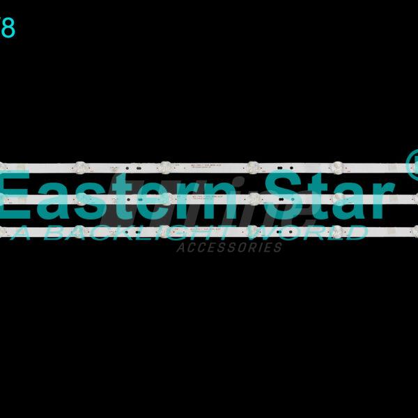 ES-720 Kit 3 barres 8 LED TV VEGA 40″ L40F1HB