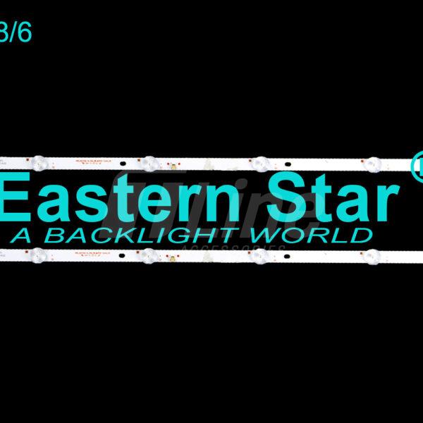 ES-738 Kit 2 barres 6 LED 3V TV 32″