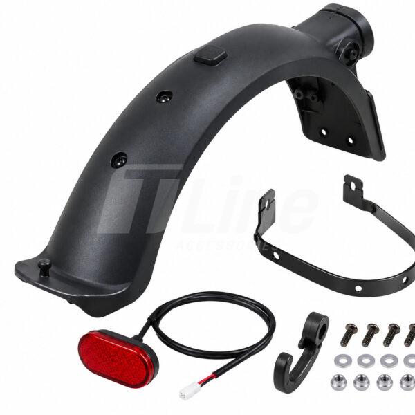 Garde-boue arrière d’origine Xiaomi Electric Scooter 6 Lite + support métallique + crochet + feu arrière