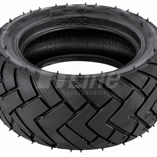 Pneu tubeless renforcé 80/60-6 pour trottinette électrique