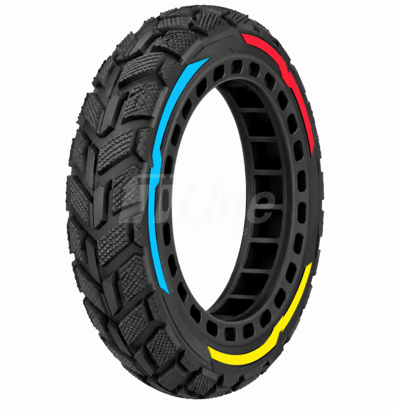 Pneu de trottinette tout-terrain coloré