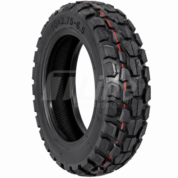 Pneu tout-terrain Tubeless 10 × 2.75-6.5 pour trottinette électrique