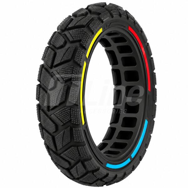 Pneu plein Ulip 10×3 / 255×80 (80/65-6) tout-terrain avec trois couleurs