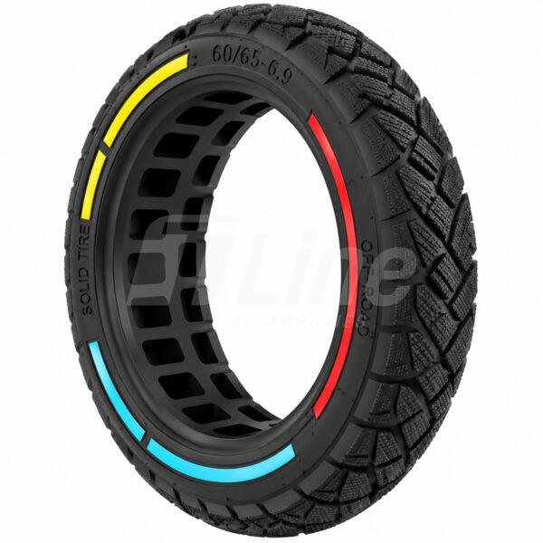 Pneu plein Ulip 60/65-6.9 tout-terrain avec cercle trois couleurs